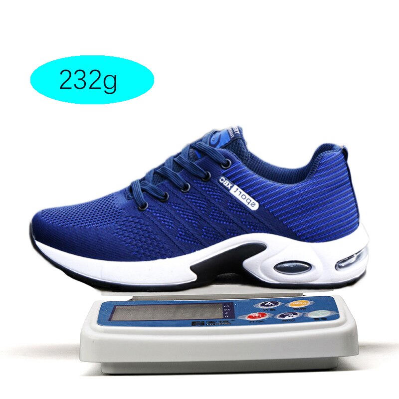 Men's running shoes light air cushion sneakers comfortable and breathable large size 48 mesh summer outdoor sports casual shoes - Image 5