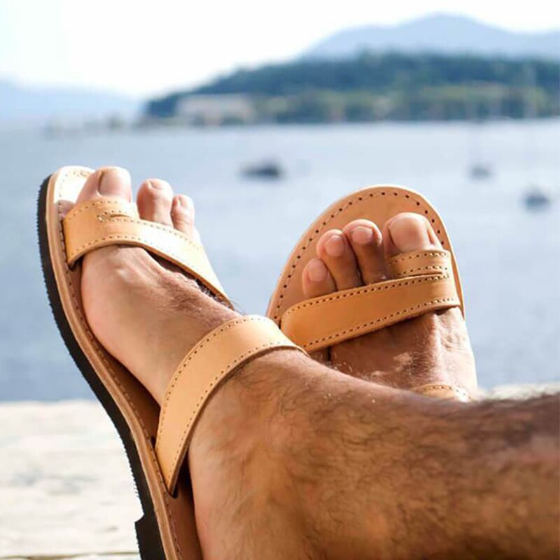 Rome Sandals Unisex Couple Shoes Latest Summer Men Women Casual Retro Sandals Sewing Flat Slippers Outdoor Footwear Big Size 35-48 - Image 5